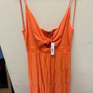 Alice + Olivia Orange Spring Dress – Size 14